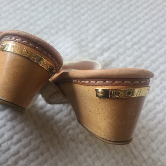 Coach Lee Women's White Slide Sandals Size 8.5 - Picture 12 of 12